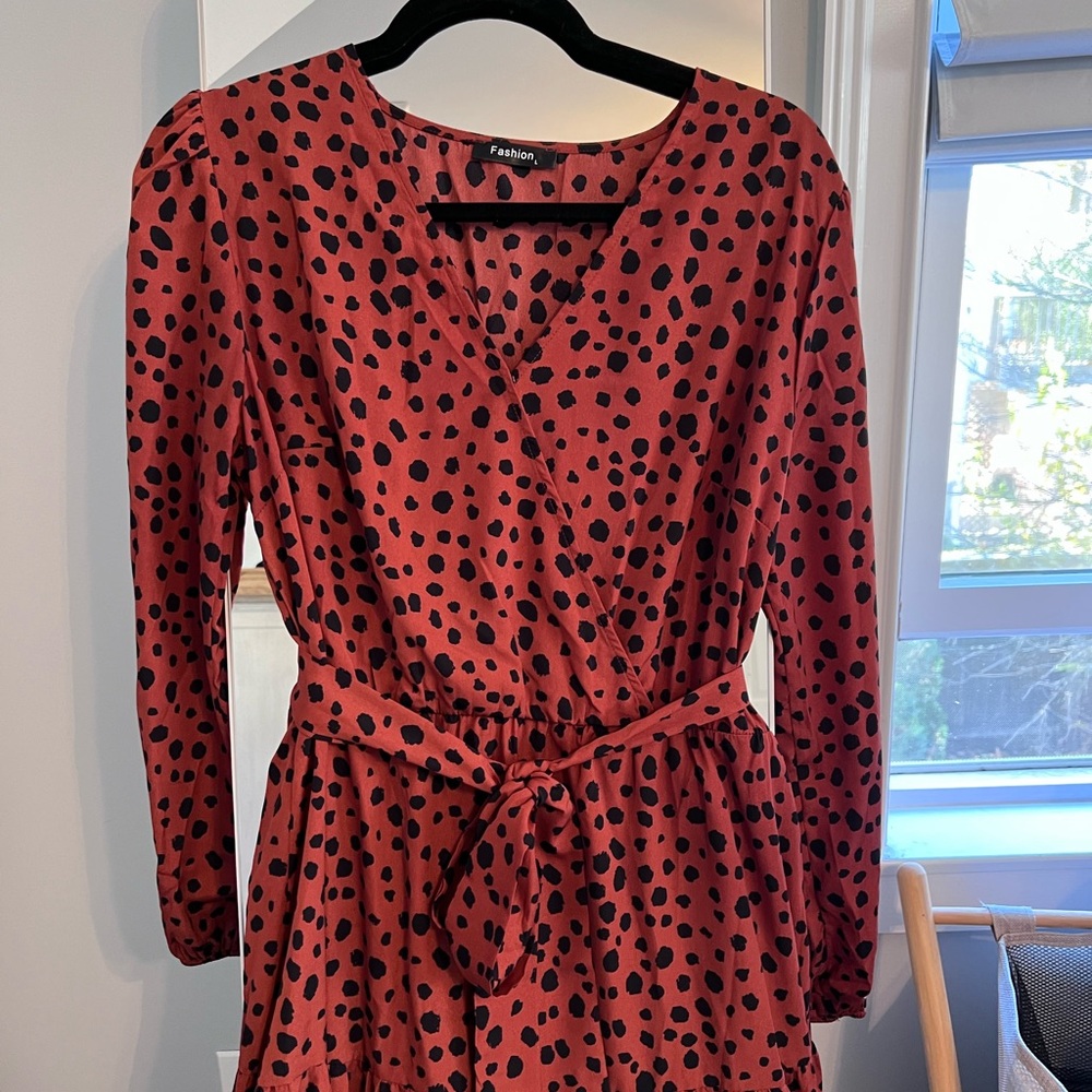 Leopard 🐆 print long dress